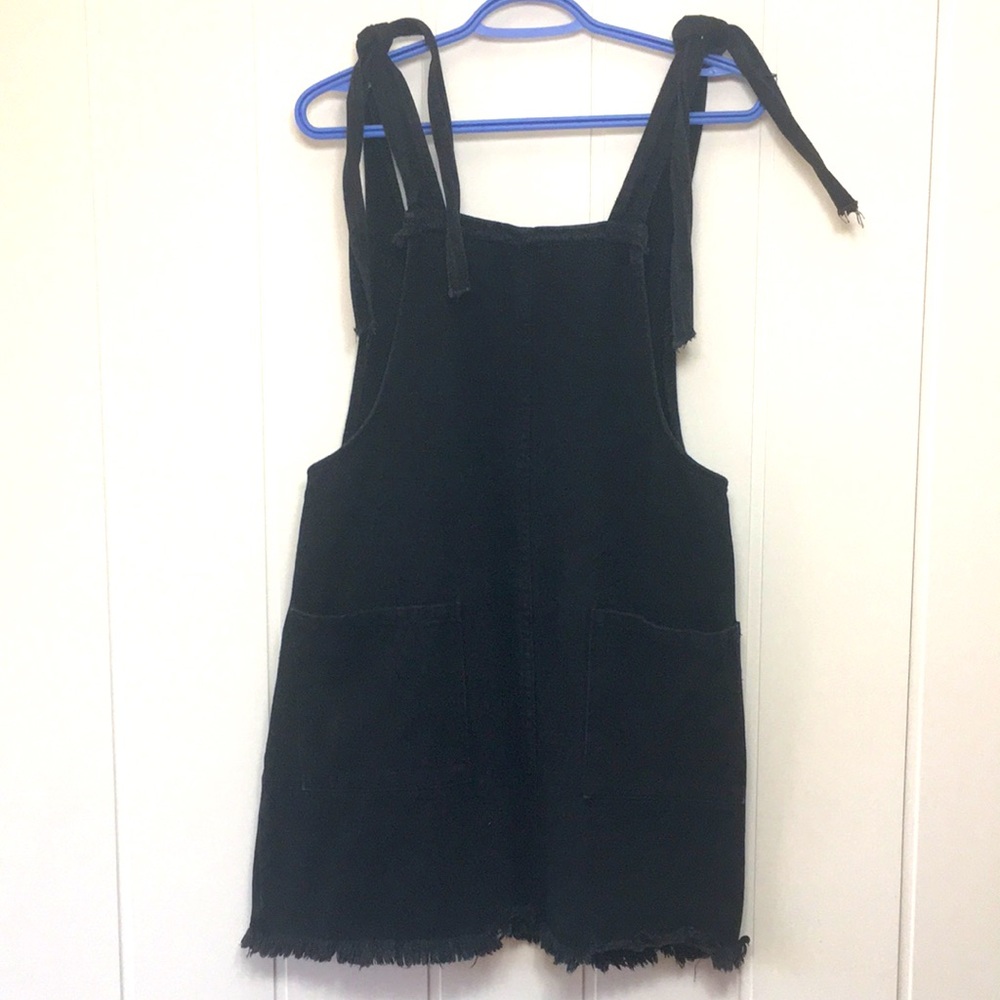 Wildfire  short black cotton Denim jean jumper, size medium